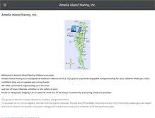 Tablet Screenshot of ameliaislandnanny.com